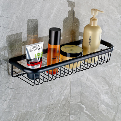 Black Bathroom Shelves